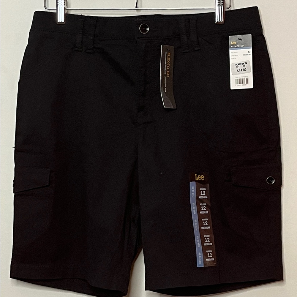 Lee Black Cargo Shorts